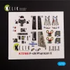 Kelik F-4N Phantom - interior 3D decals for FineMolds kit - 3D belsőtér-részletező matricakészlet