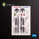 Kelik T-33A Shooting Star - interior 3D decals for Platz kit - 3D belsőtér-részletező matricakészlet