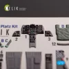 Kelik F-1 Support Fighter - interior 3D decals for Platz kit - 3D belsőtér-részletező matricakészlet