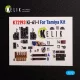 Kelik KI-61 - interior 3D decals for Tamiya kit - 3D belsőtér-részletező matricakészlet