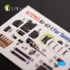 Kelik KI-61 - interior 3D decals for Tamiya kit - 3D belsőtér-részletező matricakészlet
