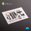 Kelik F-84G Thunderjet - interior 3D decals for Tamiya kit - 3D belsőtér-részletező matricakészlet