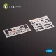 Kelik F-16I - interior 3D decals for Hasegawa kit - 3D belsőtér-részletező matricakészlet