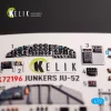Kelik Ju-52 - interior 3D decals for Italeri kit - 3D belsőtér-részletező matricakészlet