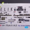 Kelik H-75A1/AR - interior 3D decals for Arma Hobby kit - 3D belsőtér-részletező matricakészlet