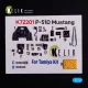 Kelik P-51D Mustang - interior 3D decals for Tamiya kit - 3D belsőtér-részletező matricakészlet