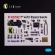 Kelik P-47D Razorback - interior 3D decals for Tamiya kit - 3D belsőtér-részletező matricakészlet