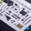 Kelik P-47D Bubbletop - interior 3D decals for Tamiya kit - 3D belsőtér-részletező matricakészlet