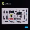 Kelik OH-1 NINJA - interior 3D decals for Aoshima kit - 3D belsőtér-részletező matricakészlet