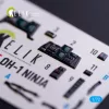 Kelik OH-1 NINJA - interior 3D decals for Aoshima kit - 3D belsőtér-részletező matricakészlet