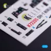Kelik OH-1 NINJA - interior 3D decals for Aoshima kit - 3D belsőtér-részletező matricakészlet