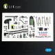 Kelik Mosquito PR.XVI - interior 3D decals for Airfix kit - 3D belsőtér-részletező matricakészlet