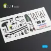 Kelik Mosquito PR.XVI - interior 3D decals for Airfix kit - 3D belsőtér-részletező matricakészlet