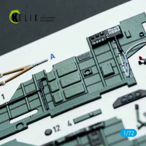 Kelik Bristol Blenheim Mk.IV - interior 3D decals for Airfix kit - 3D belsőtér-részletező matricakészlet