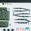 Kelik CH-54A Tarhe - interior 3D decals for Revell kit - 3D belsőtér-részletező matricakészlet