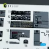 Kelik He-177A-5 - interior 3D decals for Revell kit - 3D belsőtér-részletező matricakészlet