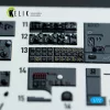 Kelik He-177A-5 - interior 3D decals for Revell kit - 3D belsőtér-részletező matricakészlet