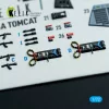 Kelik F-14A Tomcat - interior 3D decals for HobbyBoss kit - 3D belsőtér-részletező matricakészlet
