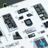 Kelik F-14D Super Tomcat - interior 3D decals for HobbyBoss kit - 3D belsőtér-részletező matricakészlet