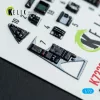 Kelik F-14D Super Tomcat - interior 3D decals for HobbyBoss kit - 3D belsőtér-részletező matricakészlet