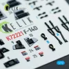 Kelik F-14D Super Tomcat - interior 3D decals for Academy kit - 3D belsőtér-részletező matricakészlet