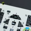 Kelik F-14D Super Tomcat - interior 3D decals for Academy kit - 3D belsőtér-részletező matricakészlet
