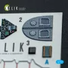 Kelik FRS.1 SEA Harrier - interior 3D decals for Italeri kit - 3D belsőtér-részletező matricakészlet