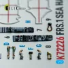 Kelik FRS.1 SEA Harrier - interior 3D decals for Italeri kit - 3D belsőtér-részletező matricakészlet