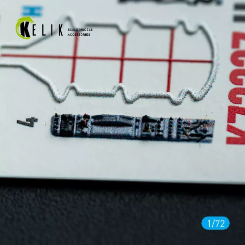 Kelik Harrier Gr3 (Late)- interior 3D decals for Italeri kit - 3D belsőtér-részletező matricakészlet