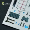 Kelik Harrier Gr3 (Late)- interior 3D decals for Italeri kit - 3D belsőtér-részletező matricakészlet