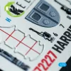 Kelik Harrier Gr3 (Late)- interior 3D decals for Italeri kit - 3D belsőtér-részletező matricakészlet
