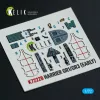 Kelik Harrier Gr1/Gr3 (Early) - interior 3D decals for Italeri kit - 3D belsőtér-részletező matricakészlet