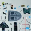Kelik Harrier Gr1/Gr3 (Early) - interior 3D decals for Italeri kit - 3D belsőtér-részletező matricakészlet