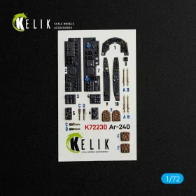   Kelik Ar-240 - interior 3D decals for Revell kit - 3D belsőtér-részletező matricakészlet