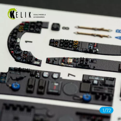 Kelik Ar-240 - interior 3D decals for Revell kit - 3D belsőtér-részletező matricakészlet