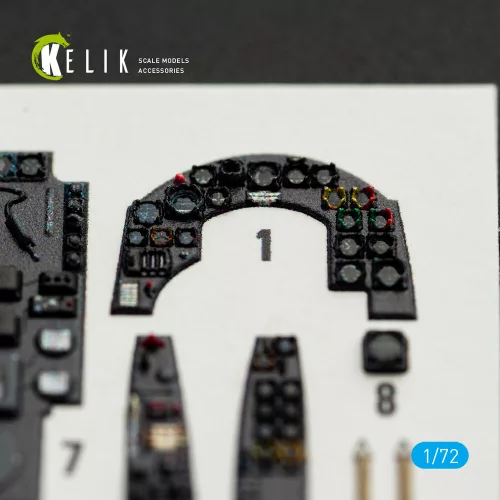 Kelik Ar-240 - interior 3D decals for Revell kit - 3D belsőtér-részletező matricakészlet