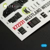 Kelik WESTLAND WESSEX HC.2 - interior 3D decals for AirFix kit - 3D belsőtér-részletező matricakészlet