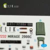 Kelik Mirage-2000C - interior 3D decals for DreamModel kit - 3D belsőtér-részletező matricakészlet