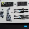 Kelik F-14D Tomcat - interior 3D decals for Tamiya - 3D belsőtér-részletező matricakészlet