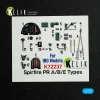 Kelik Spitfire PR A/B/E Types - interior 3D decals for IBG Models kit - 3D belsőtér-részletező matricakészlet