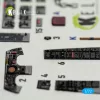 Kelik F-104J - interior 3D decals for Fine Molds kit - 3D belsőtér-részletező matricakészlet