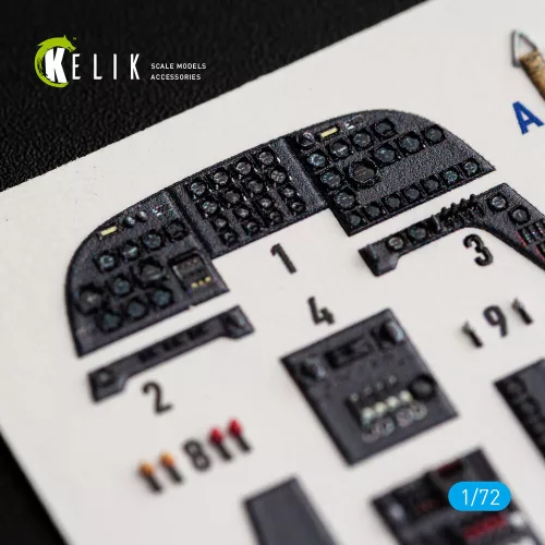 Kelik FW-200 C-5/C-8 - interior 3D decals for Revell - 3D belsőtér-részletező matricakészlet