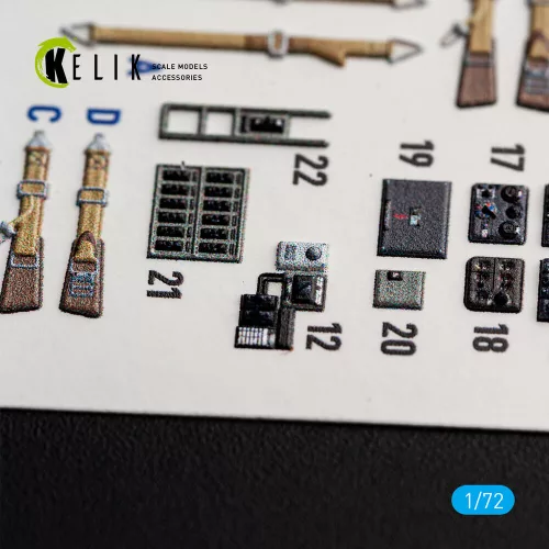 Kelik FW-200 C-5/C-8 - interior 3D decals for Revell - 3D belsőtér-részletező matricakészlet
