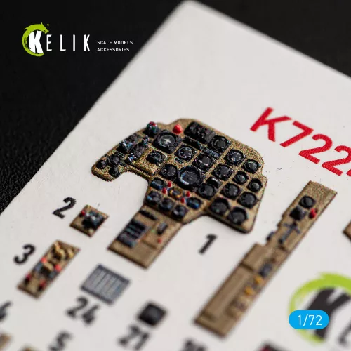 Kelik Bf-110C Early - interior 3D decals for Eduard - 3D belsőtér-részletező matricakészlet
