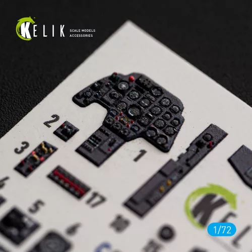 Kelik Bf-110C/D/E- interior 3D decals for Eduard - 3D belsőtér-részletező matricakészlet