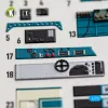 Kelik J1N1-S Gekko - interior 3D decals for Fujimi / Hobby 2000 - 3D belsőtér-részletező matricakészlet, Fujimi/Hobby 2000 makettekhez