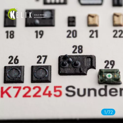 Kelik Sunderlend MkI/II - interior 3D decals for Special Hobby - 3D belsőtér-részletező matricakészlet