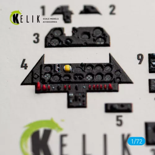 Kelik SB2C-5 - interior 3D decals for Academy / Special Hobby - 3D belsőtér-részletező matricakészlet