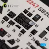 Kelik SB2C-5 - interior 3D decals for Academy / Special Hobby - 3D belsőtér-részletező matricakészlet
