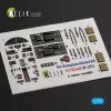 Kelik B-25J - interior 3D decals for Eduard - 3D belsőtér-részletező matricakészlet